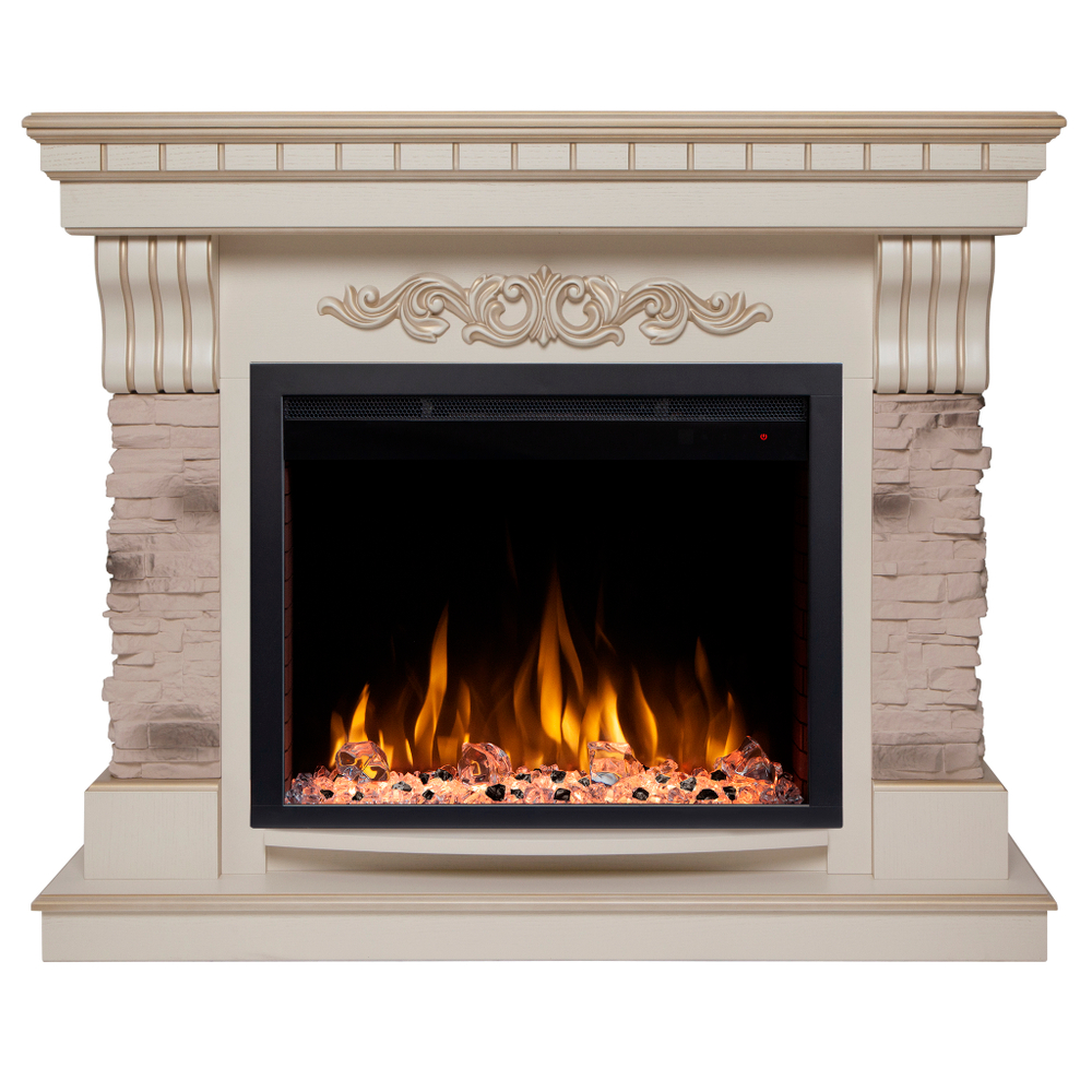 Каминокомплект Real Flame Marseilles WT с очагом Saphir 25,5