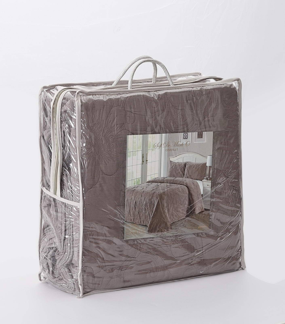 Покрывало 240х260 Sofi De MarkO Даминго кофе