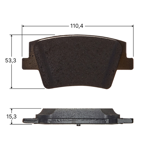 Колодки тормозные дисковые Avantech (противоскрипная пластина в компл.) AV189