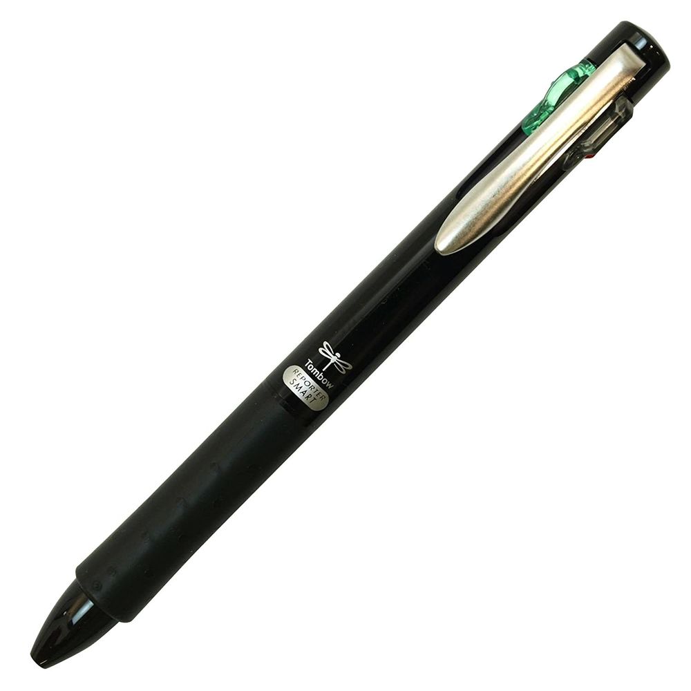 Четырёхцветная ручка Tombow Reporter Smart 0.7 чёрная