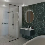 Тумба с раковиной LA FENICE TERRA Grigio 100 серая