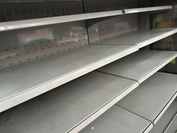 Горка холодильная Brandford 1900мм Графит/Серая (открытая)