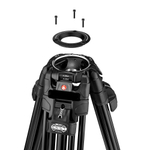 Видеоштатив Manfrotto MVTTWINMA Alu Twin MS Tripod 100/75mm без головы