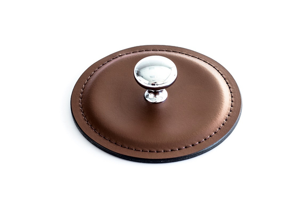 Пресс для бумаг из кожи цвет орех