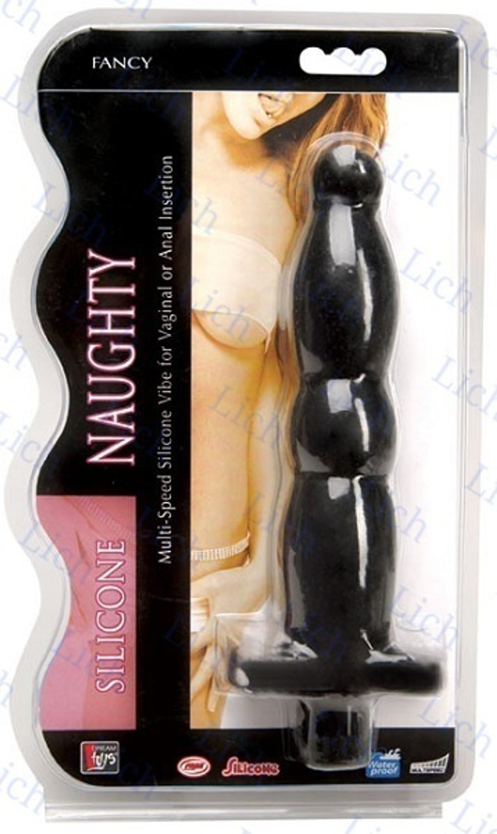 Черный многоскоростной вибратор