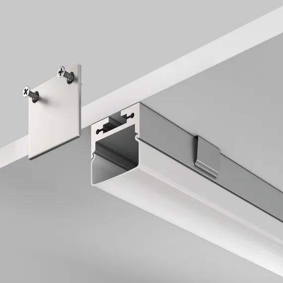 Алюминиевый профиль накладной-подвесной 20x20 (Серебро, 2 м), ALM-2020B-S-2M Led Strip alm-2020b-s-2m