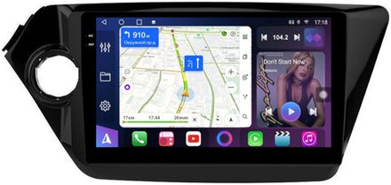 Магнитола для KIA Rio 3 2011-2017 - FarCar BM106M монитор 9.5" QLED на Android 14, TS10, 4+32Гб, CarPlay, 4G SIM-слот