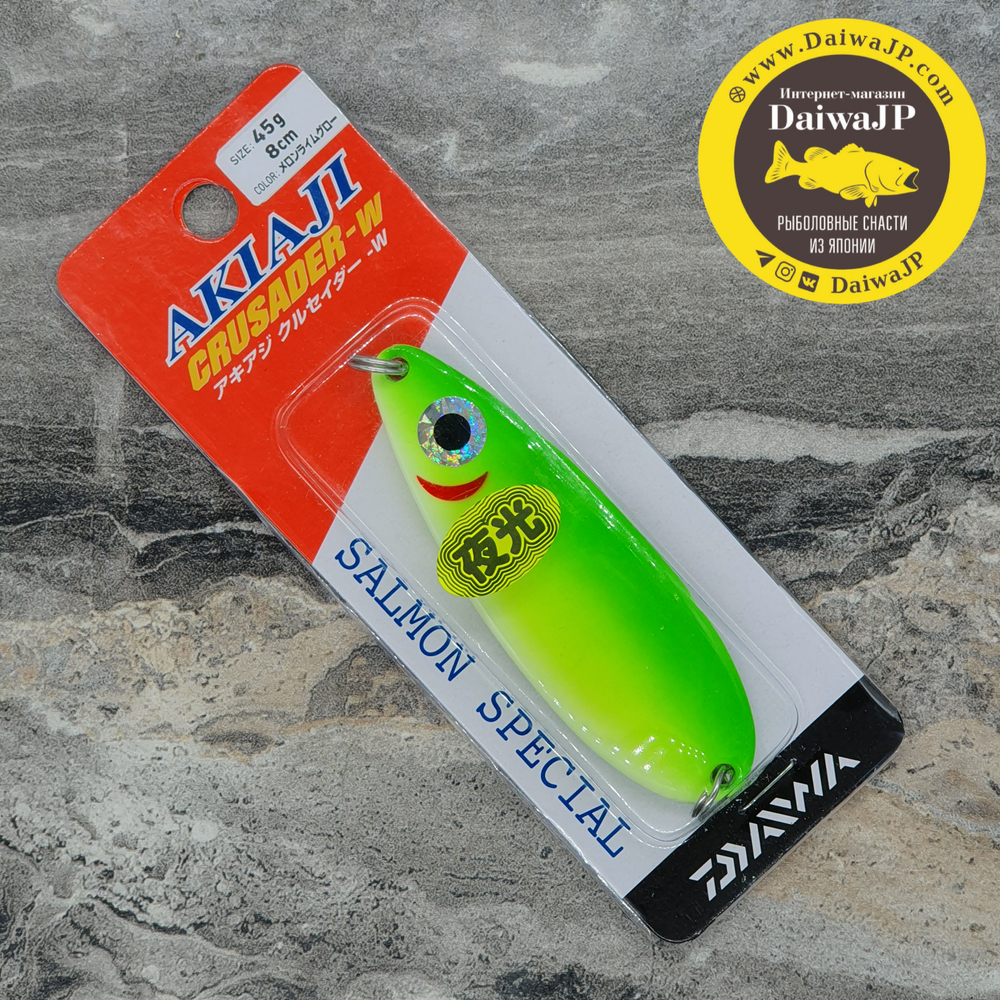 Блесна DAIWA AKIAJI CRUSADER W 45g MELON LIME GL