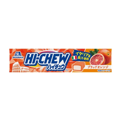 Конфеты жевательные со вкусом багрового апельсина 12 шт 52,8 г Morinaga Hi-Chew Blood Orange