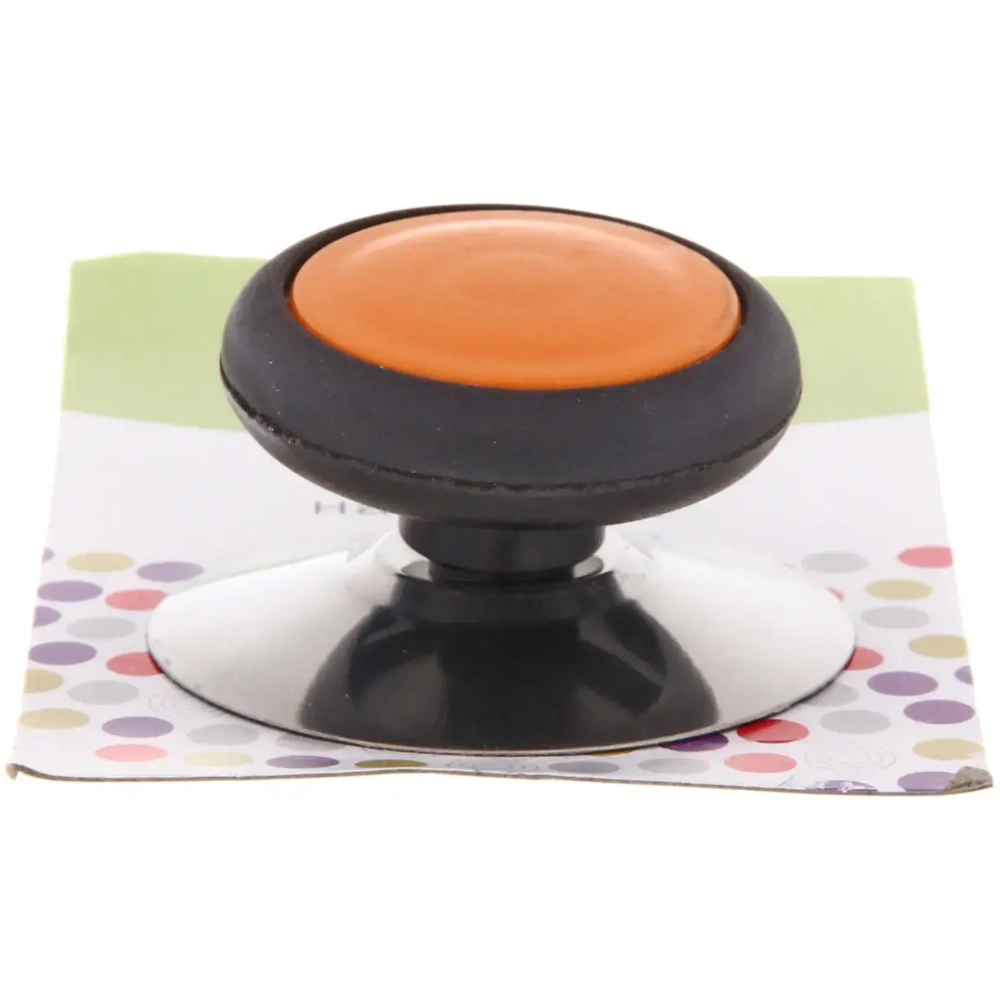 Ручка для крышки 6*3см кухонная, оранжевая