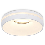 Светильник встраиваемый, GU10, D95xH38мм, IP20, белый, без лампы