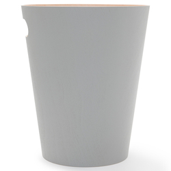 Корзина для мусора Woodrow светло-серая Umbra