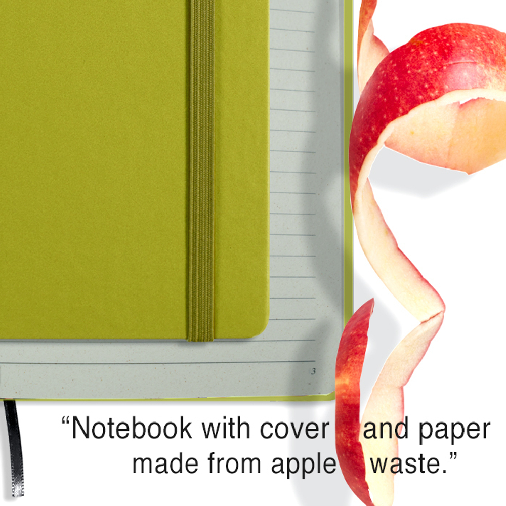 cover and inside of notebook_green_apple