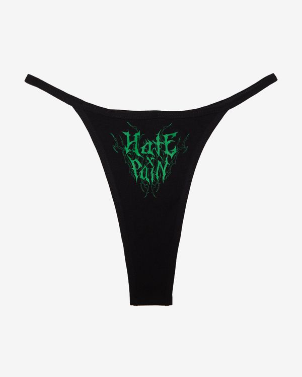 Трусы стринги Черные - фото 1