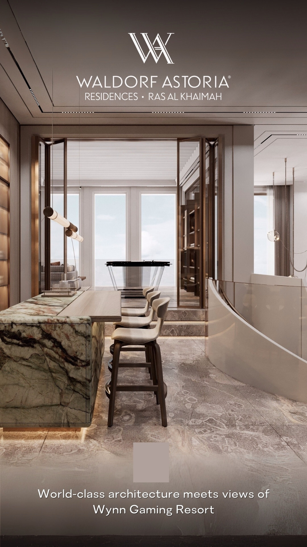 "Waldorf Astoria" Гостиница-Апартаменты высшего мирового класса! Расс-Эль-Хайм