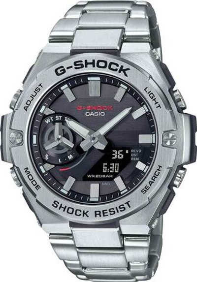 Японские наручные часы Casio G-SHOCK GST-B500D-1AER с хронографом