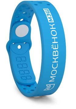 Браслет Москвёнок ACTIVE голубой