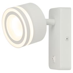 Светильник настенный ЭРА WL49 WH GX53 IP20 белый