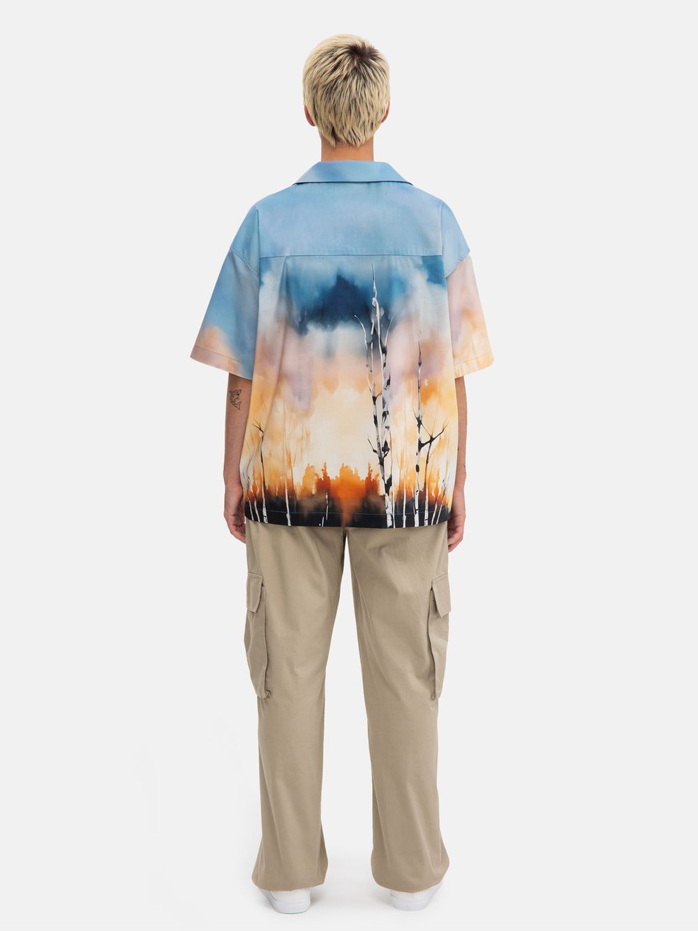 Рубашка Яндекс Гавайская желтая