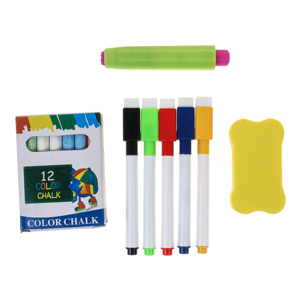 Мольберт 2-ух сторонний, пенал 28,5*10*38,5 см. коробка 819-21M