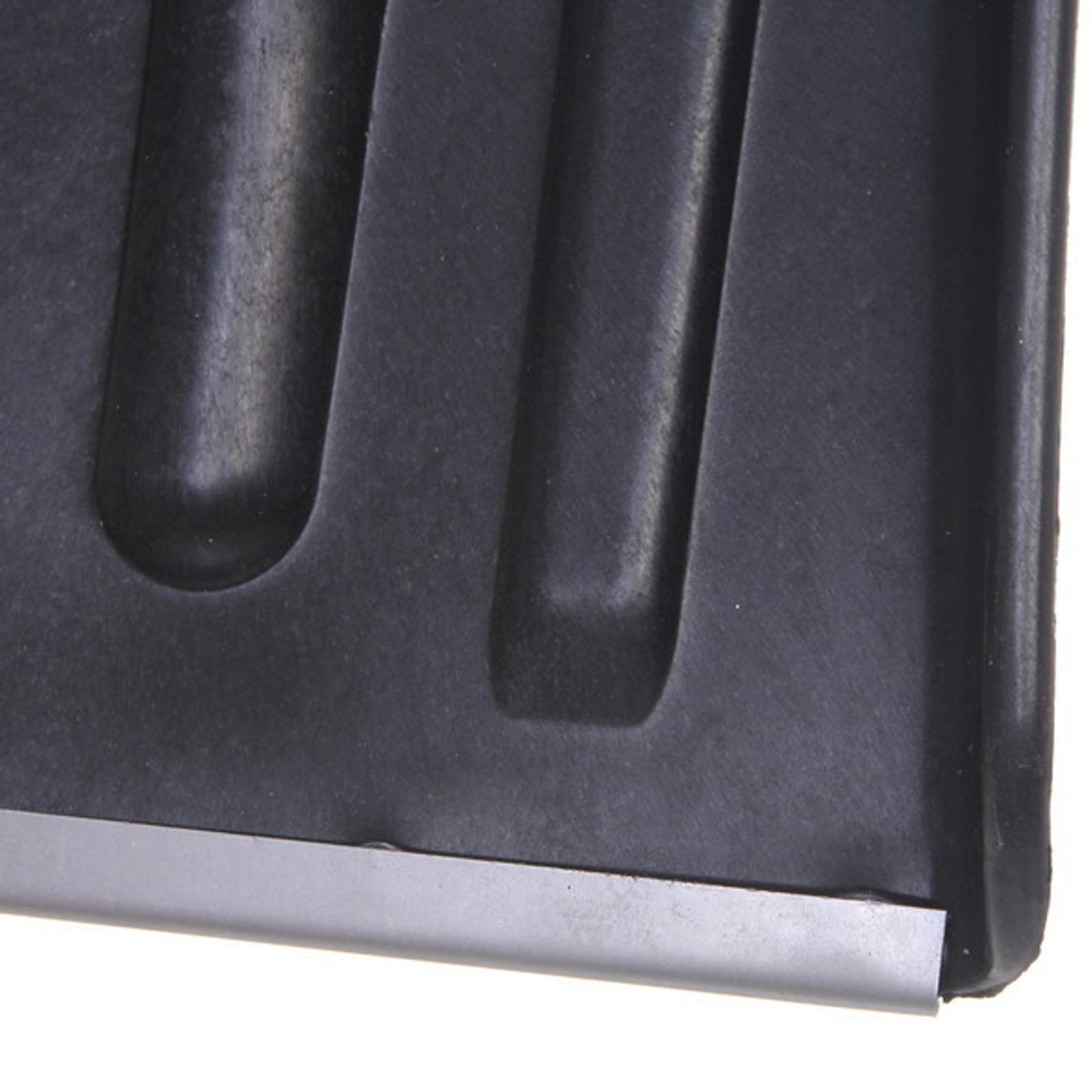 Лопата снеговая пластиковая 365*280 мм, с оцинк.планкой, d=32 автомобильная