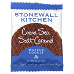 Stonewall Kitchen, вафельное печенье, какао, карамель с морской солью, 8 голландских вафель, 32 г (1,1 унции) каждое