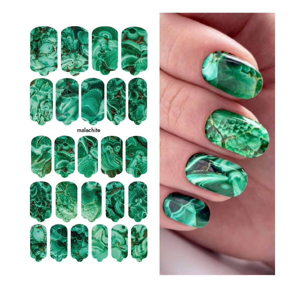 Пленки для маникюра Provocative Nails malachite
