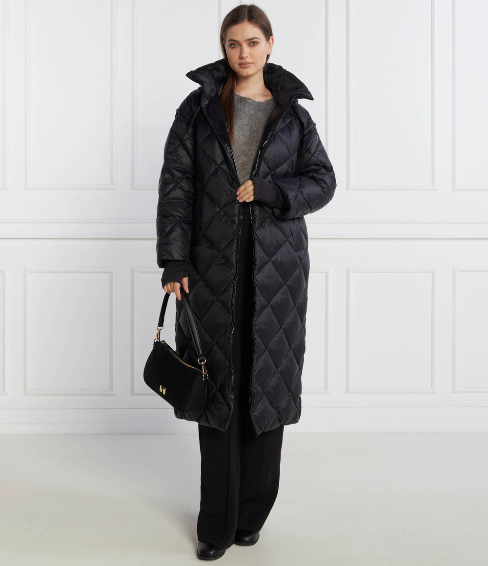 Пуховое пальто 2в1 Marella SPORT - черный(34960339)