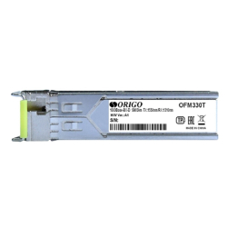 Трансивер ORIGO OFM330T / 10KM / A1A WDM SFP-трансивер, 1000Base-BX-D (Simplex LC), TX: 1550нм, RX: 1310нм, одномод, до 10км