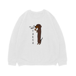 Свитшот "Такса курит"