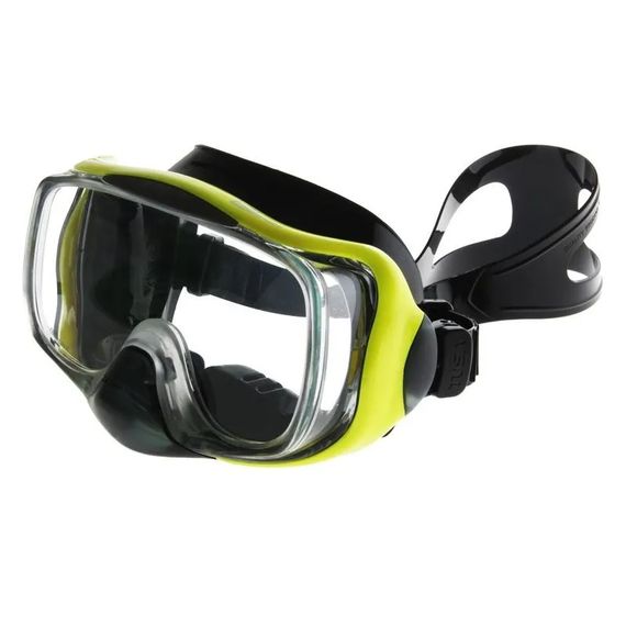 Набор маска+трубка в сумке TUSA Sport UCR-3325P черный/желтый