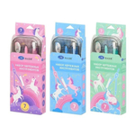 Готовальня Basir 7 предметов в пластиковом футляре, серия "Единорог", циркуль с запасными частями + набор пластиковых линеек