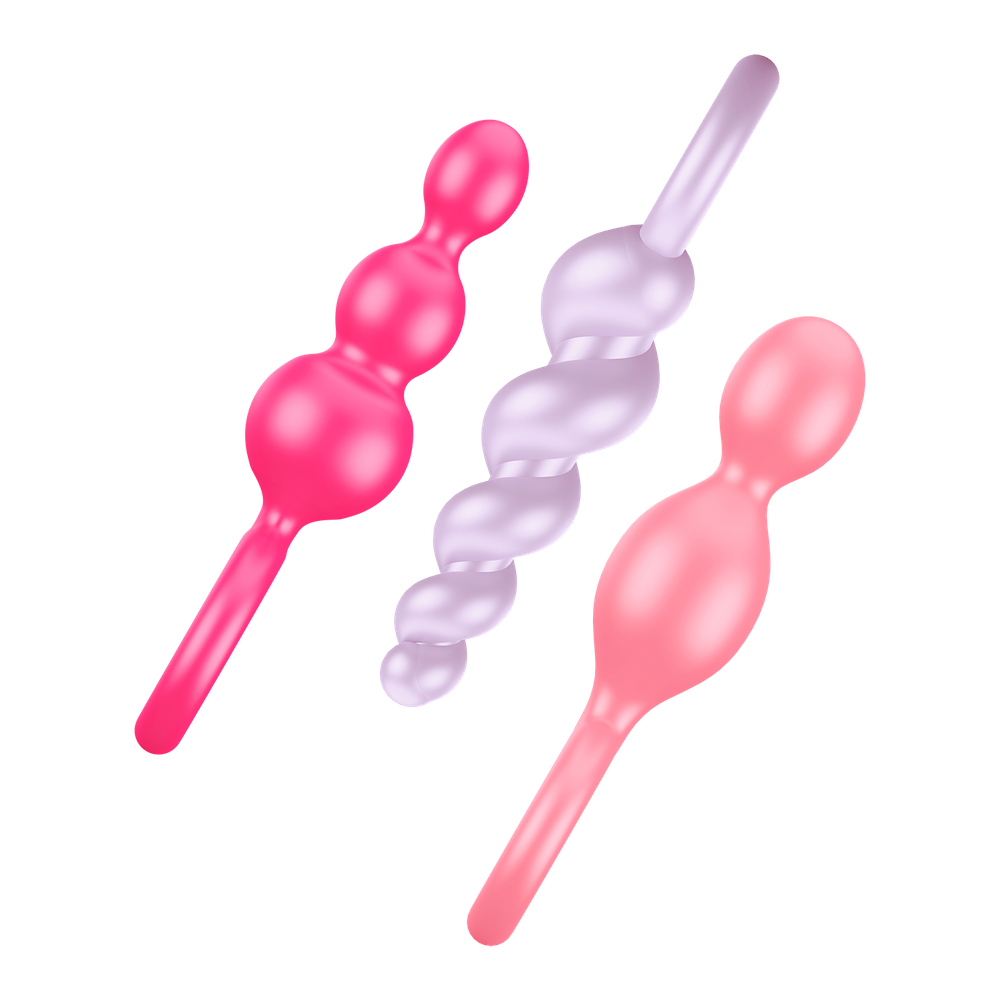 Набор анальных стимуляторов Satisfyer Plugs цветной
