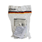 Розетка накладная 2-местная б/з STEKKER, PST10-502-20, пластик АВS, 250В, 16А, IP20, серия Basic, белый 50075