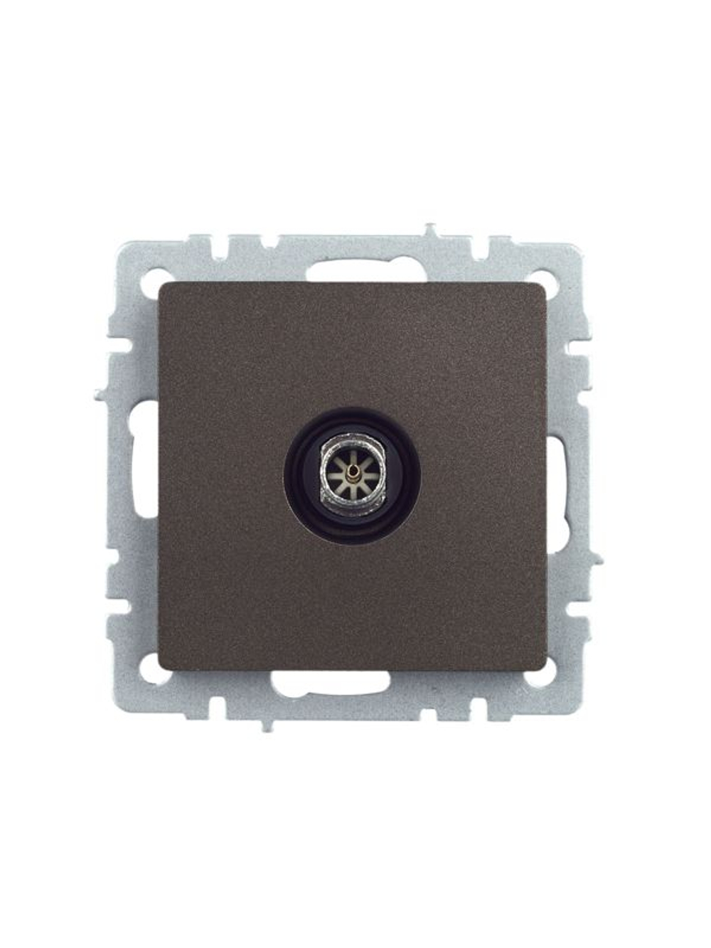 Розетка телевизионная оконечная TV СП Brite РТВ11-0-БрТБ механизм бронза IEK BR-A10-O-K45