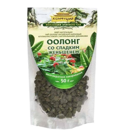 Чай Конфуций Оолонг со сладким женьшенем 50 г