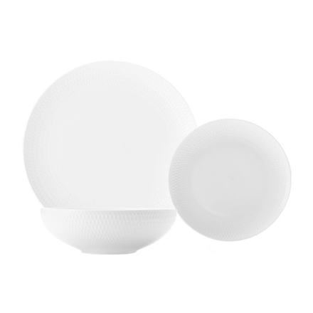 Обеденный сервиз 12 предметов на 4 персоны Даймонд, в подарочной упаковке