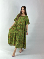 Платье ярусами короткое 65