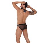 Мужские трусы брифы черные Clever DEMON BRIEF 122711