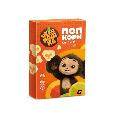 Попкорн СВЧ Сладкий Шоубокс Чебурашка 100г