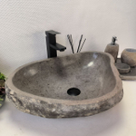 Раковина из речного камня RS-63396 (57*42*16) 0123