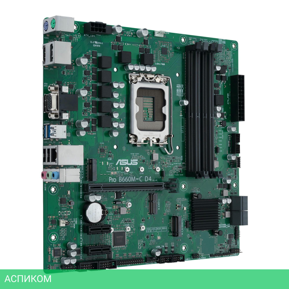 Материнская плата ASUS Pro B660M-C D4-CSM DDR4