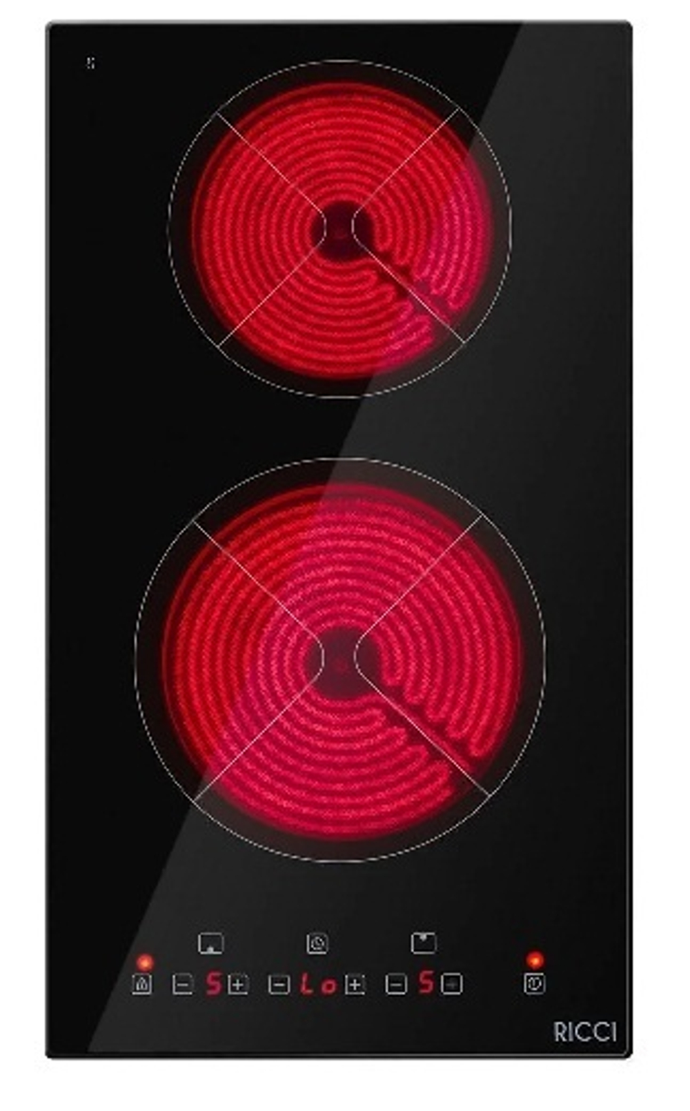 Двухкомфорочная инфракрасная варочная панель RICCI  KS-T23003R