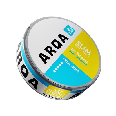 ARQA SLIM MINT GUM (100 МГ) - МЯТНАЯ ЖВАЧКА