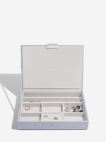 Органайзер для украшений и часов Stackers Classic Jewellery Box, 3 секции -Dove Grey & Rose (Navy Blue / темно-синий / Navy Blue / Органайзер с крышкой)