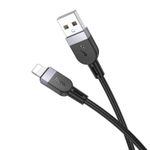Кабель USB - Lightning HOCO X109 Silicone (черный) 2м