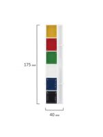 Краски акварельные ЮНЛАНДИЯ "ШКОЛЬНЫЕ", 6 цветов, медовые, С КИСТЬЮ, картонная коробка, 191525