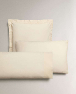 ZARA HOME (200 НИТЕЙ) НАВОЛОЧКА ИЗ ПЕРКАЛЯ, ЖЕЛТЫЙ
