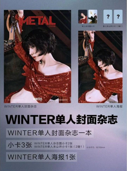 публикация METAL (CHINA) - 2024.11 aespa WINTER D Type