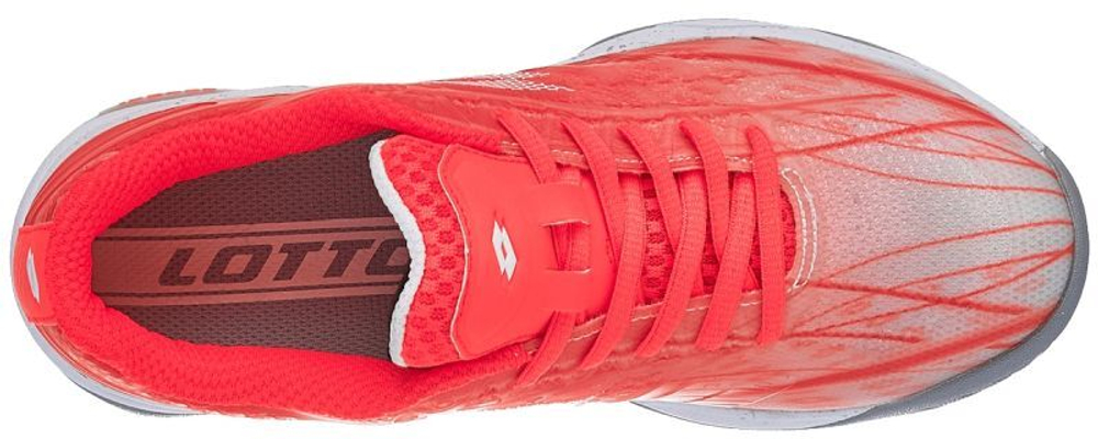 Женские Кроссовки теннисные Lotto Mirage 300 Speed W - fiery coral/all white